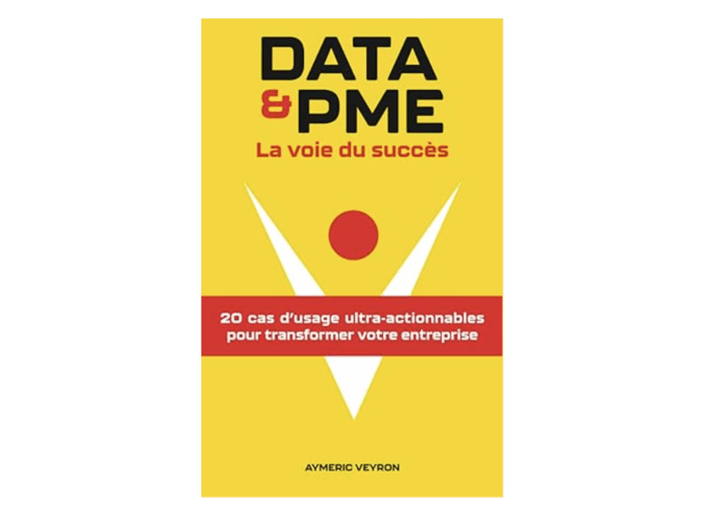 Couverture du livre “Data PME – La voie du succès” d’Aymeric Veyron, présentée dans une fiche de lecture.