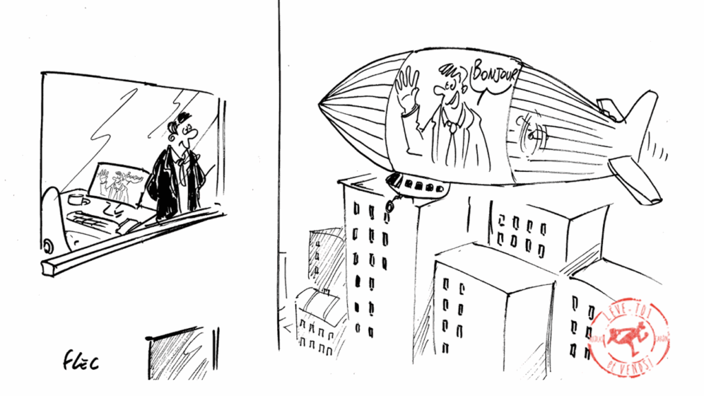 Illustration du concept de « touillage » appliqué au suivi des clients, par Nicolas Caron.