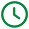 Performance commerciale icon horloge nego