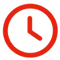 Performance commerciale icon horloge vente