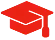 Performance commerciale icon formation red