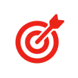 Performance commerciale icon hp target